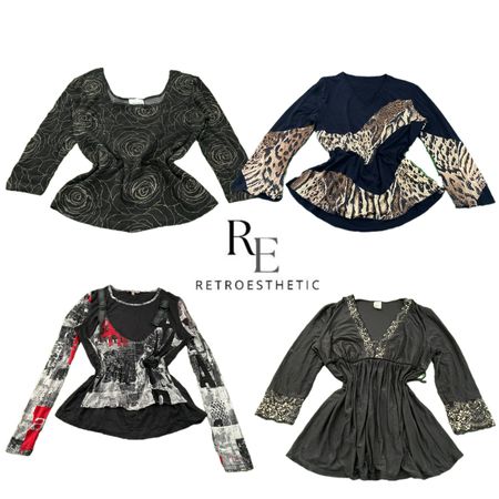 Y2K Nature Vibe Girl Full Sleeve Top RE-3644