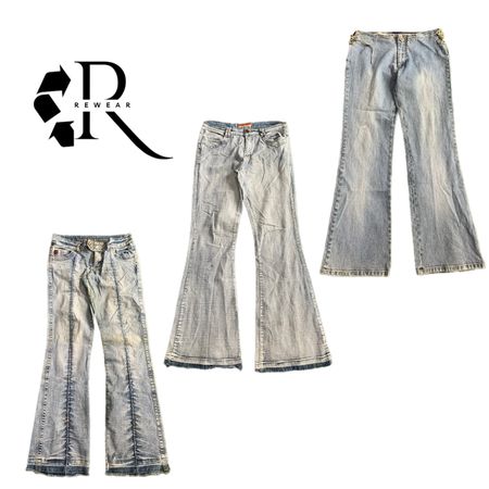 Y2K Era Cyber Girl Denim Jeans RW-2264
