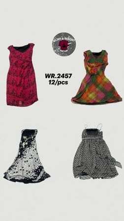 Robe de soirée romantique Y2K WR-2457