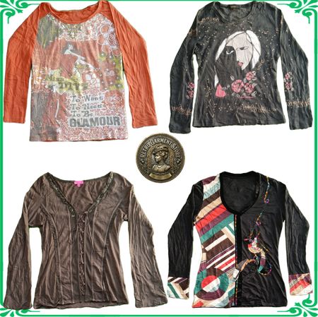 Vintage Y2K Fashion Long Sleeve Tops Blouses Collection
Retro Aesthetic Printed Graphic Tops Lot A123