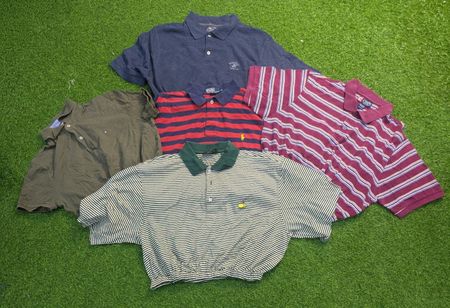 7774 - Ralph Lauren, Tommy Hilfiger,Chaps and Unbranded Upcycled Crop T-Shirt