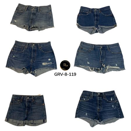 1. Women’s Denim Shorts – Premium Y2K Vintage Style. (GRV-8-119)