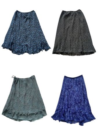 ✨ Y2K Retro Flow Maxi Skirt Bundle