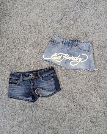 ***Y2K Micro Shorts – Edgy Retro Style Collection