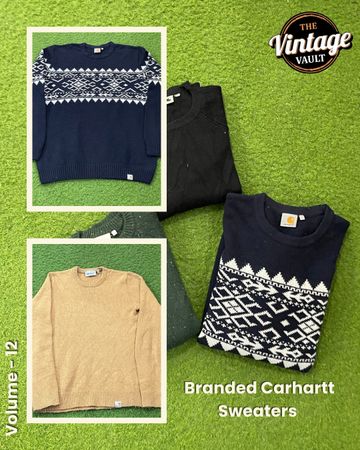 Branded Carhartt Sweaters Volume: 12, 4 Pieces