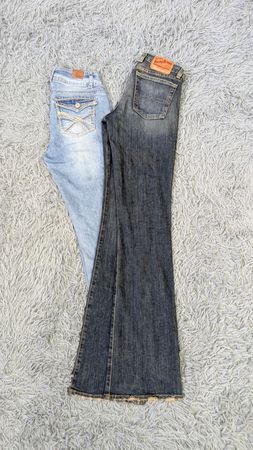 ***Y2K Flared Jeans – Retro Streetwear Collection