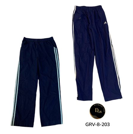 Pantalons en nylon Adidas pour femmes – Pantalons de sport légers de haute qualité. (GRV-8-203)