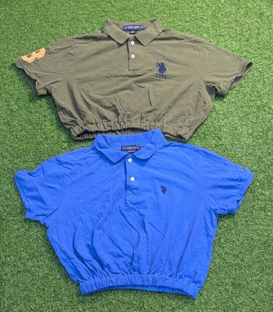 7791 - US Polo Upcycled Crop Tee