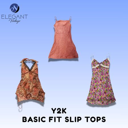 Y2K Basic Fit Slip Tops - EV1484