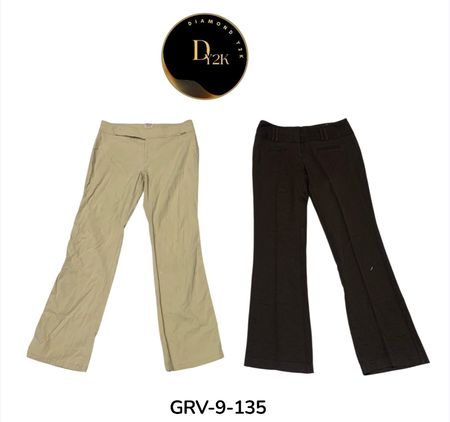 Pantalons Poly Femme Y2K – Style Retro Streetwear (GRV-9-135)