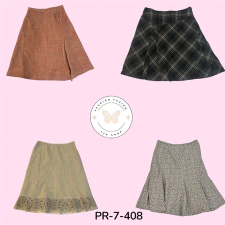 Women's Y2K Vintage Long Skirts Mix – Trendy Maxi Collection (PR-7-408)