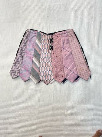 Upcycle Tie Skirts (Dv-9-68)