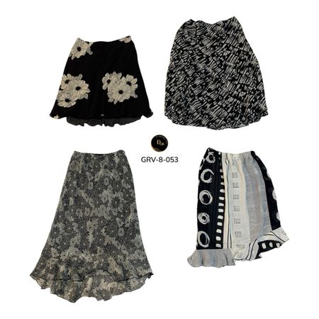 Women’s Lightweight Poly Skirt – Classic Y2K Vintage Style. (GRV-8-053)