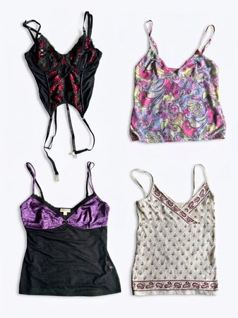 Y2K cami tops