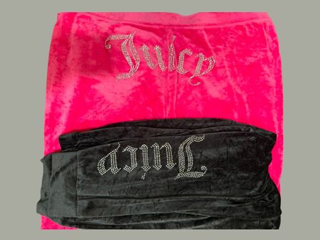 Juicy Couture Velour Trousers – Classic Designer Style
