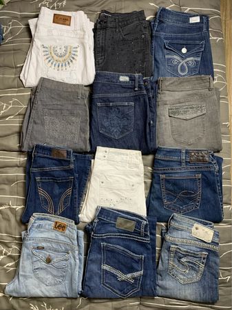 Y2K embroidered + emblished flared & bootcut jeans
