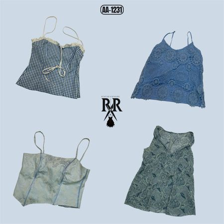 Y2K Blue Hour Mix Tops (AA-1231)