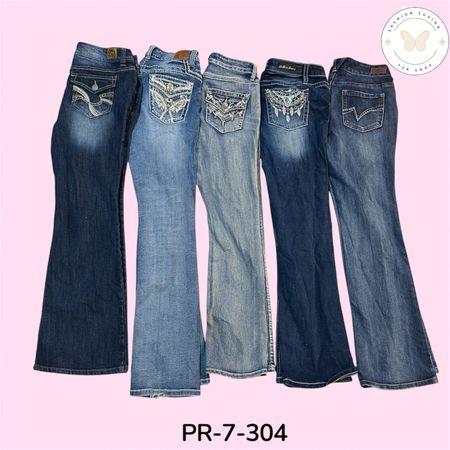 Women's Stretch Flared Jeans – Comfortable Everyday Wear (PR-7-304)