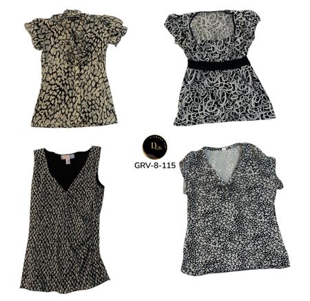 1. Women’s Poly Blouse – Premium Comfortable Fit Casual Top. (GRV-8-115)