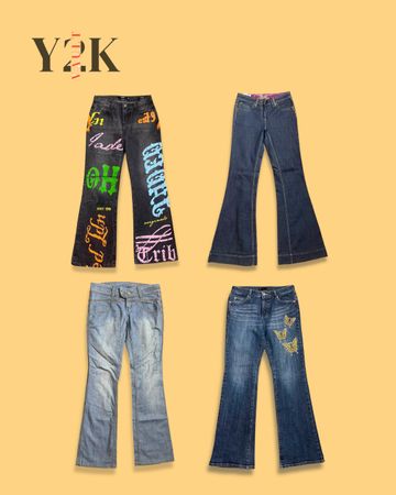 Y2K Vintage Flare Jeans Bundle (Yv-800)