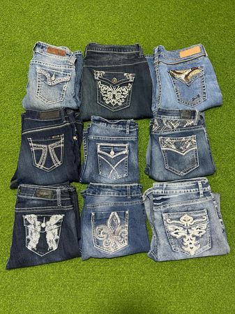 Tv209 Embroidered Jeans 11P