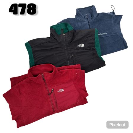The North Face & Columbia Fleece jacket #478.