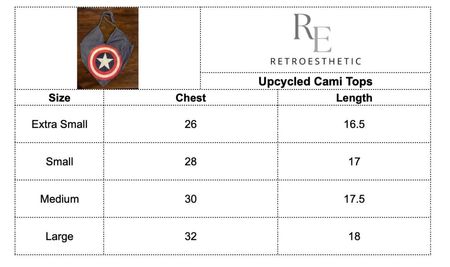 Upcycled Printed Cami Tops