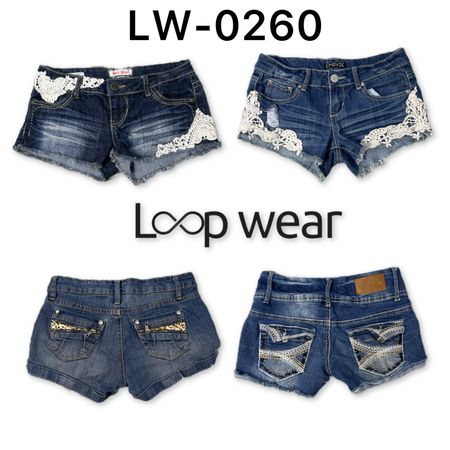 Shorts Mini de Denim da Era Britney Y2K