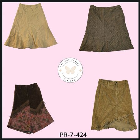 Women's Y2K Mixed Long Skirts – Retro Maxi Fashion (PR-7-424)