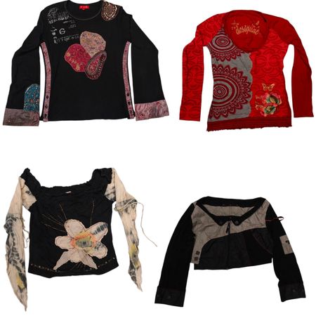 Top tendance à manches longues pour femmes Y2k