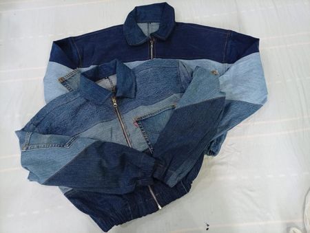 CR10539 Upcycled Levi’s Cropped Jackets