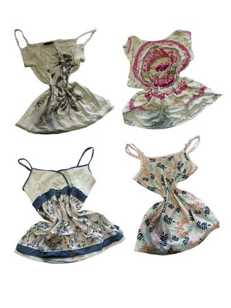 Y2K Graphic Print Cami Tops- ST-158