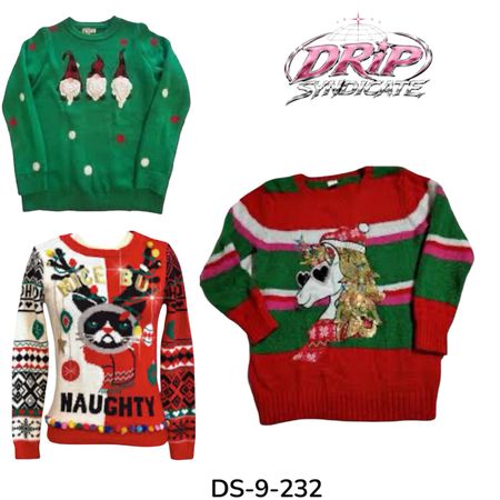 Cozy Christmas Sweaters for Kids Festive Winter Wear (DS-9-232)