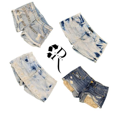 Y2K Paris Hilton Era Girl Denim Shorts RW-2455