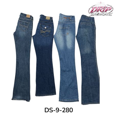 Coole bestickte Flare-Jeans für modische Looks (DS-9-280)