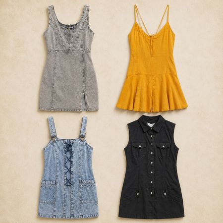 Y2k Cotton Dresses