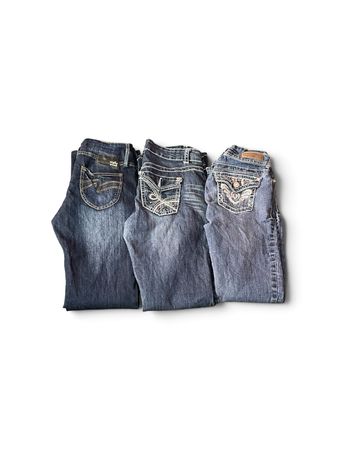 Op vintage 337 jeans flare y2k mélangés