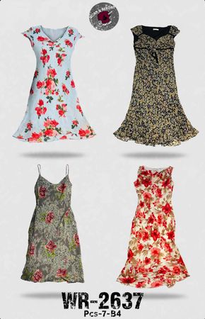 Y2K floral dresses WR-2637