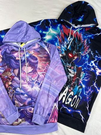Fashion printed hoodies (JK-0035)