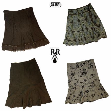 Y2K Earthy Tone Mix Skirts (AA-1591)