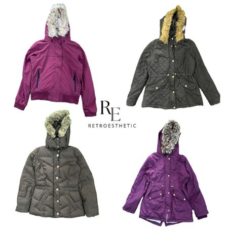 Y2K Unique Puffer Jacket RE-3787