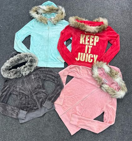 Vintage Juicy couture Fur hoodies