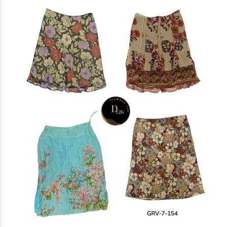 Women’s Poly Skirt – Premium Comfortable Fit Y2K Vintage Style. (GRV-7-154)