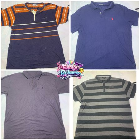 Y2K Vintage Polo Stil Shirt Bundle VR437