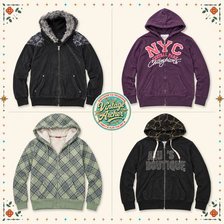 Y2K Mixed Brand Zip Hoodie Bundle 🔥 Retro Street Style