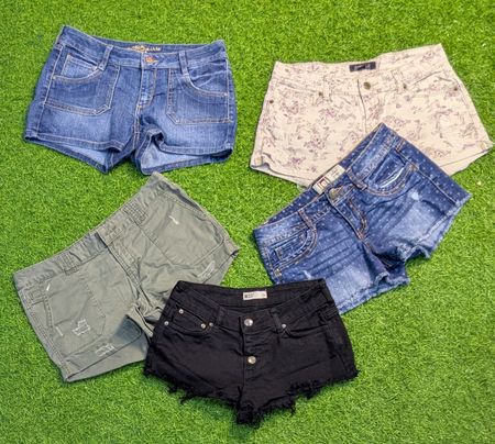 7319 - Unbranded Denim and Cotton Shorts