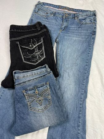 Embroidery jeans (J-0028)