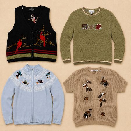Y2k Animal Motif Sweaters
