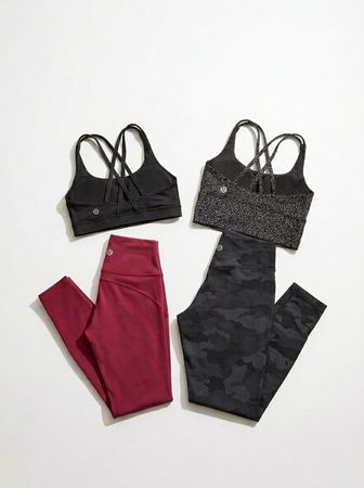 Lululemon Leggings and Sports Bra ( TA 062)