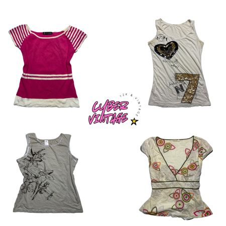 Retro Y2K Dream Girl Tops (MH-105)